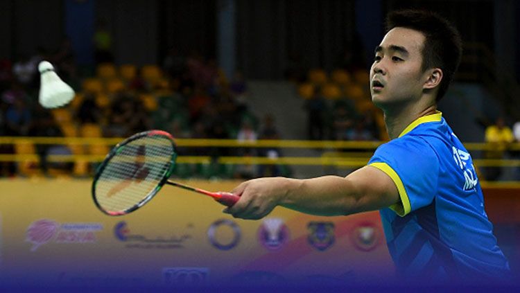 Soong Joo Ven (Malaysia) saat pertandingan melawan Qiao Bin di ajang Kejuaraan Dunia Asia 2018 Copyright: © Robertus Pudyanto/Getty Images