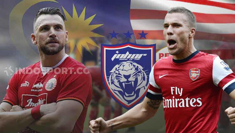 Gagal rekrut Marko Simic, klub Malaysia Johor Darul Takzim incar legenda Jerman Lukas Podolski. Copyright: © INDOSPORT