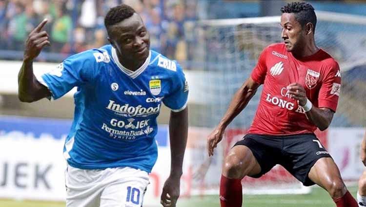 Hadirnya Wander Luiz bisa saja membuat Persib Bandung tidak menyesal ditinggal penyerang andalannya di Liga 1, yakni Ezechiel N’Douassel. Copyright: © Grafis:Ynt/Indosport.com