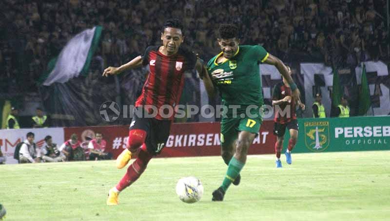 Meski kalah 0-4 atas Persebaya, namun pelatih Persis Solo, Salahudin, mengaku puas dengan penampilan tim asuhannya. Copyright: © Ronald Seger Prabowo/INDOSPORT