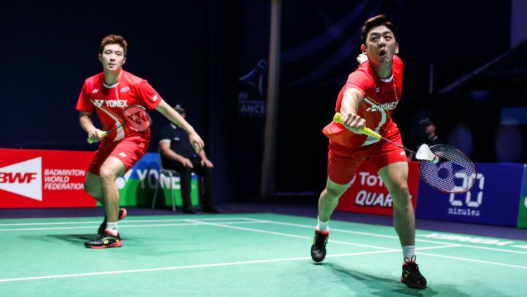 Lee Yong-dae/Kim Gi-jung juara Malaysia Masters 2020. Copyright: © Shi Tang/Getty Images