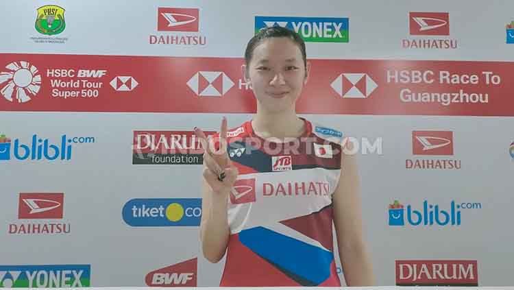 Sayaka Takahashi ditunjuk jadi kapten Tim Jepang di Piala Uber 2022. Copyright: © Martini