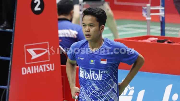 Anthony Ginting ke semifinal Indonesia Masters 2020. Copyright: © Roihan Susilo Utomo/INDOSPORT