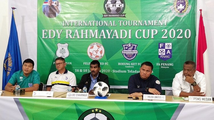 Jumpa pers Edy Rahmayadi Cup 2020. Copyright: © PSMS Medan