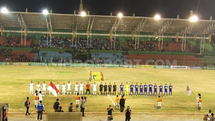 Pembukaan Edy Rahmayadi Cup di Stadion Teladan, Medan, Kamis (16/1/2020) malam. Copyright: © Aldi Aulia Anwar/INDOSPORT