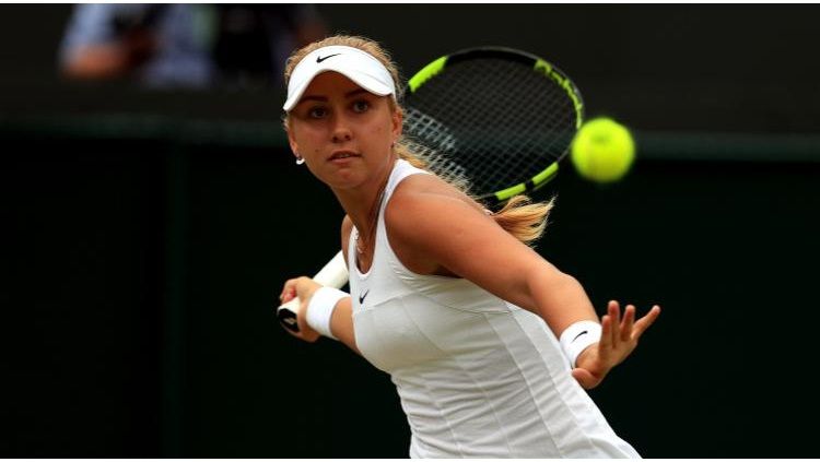 Petenis muda asal Rusia, Anastasia Patapova, kini tengah berkibar karena akan berhadapan dengan Serena Williams di ajang Australia Terbuka 2020. Copyright: &copy; Tennis UK