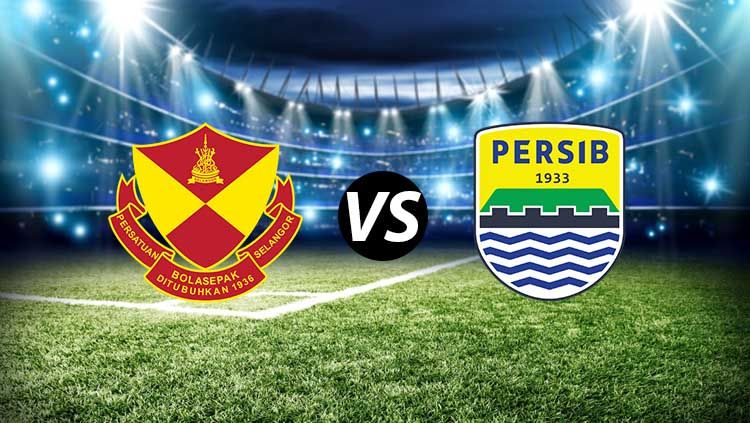 Ilustrasi pertandingan Selangor FA vs Persib Bandung di Asia Challenge 2020. Copyright: © aliexpress.com/idreamleaguesoccerkits.com/Wikipedia