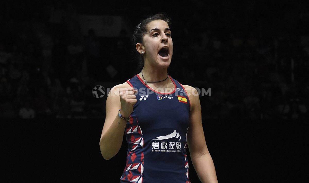 Carolina Marin melaju ke final Indonesia Masters 2020. Copyright: © Herry Ibrahim/INDOSPORT