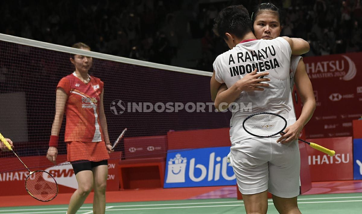 Sukses lolos ke final turnamen Indonesia Masters 2020, ini kata pasangan ganda putri, Greysia Polii/Apriyani Rahayu. Copyright: © Herry Ibrahim/INDOSPORT