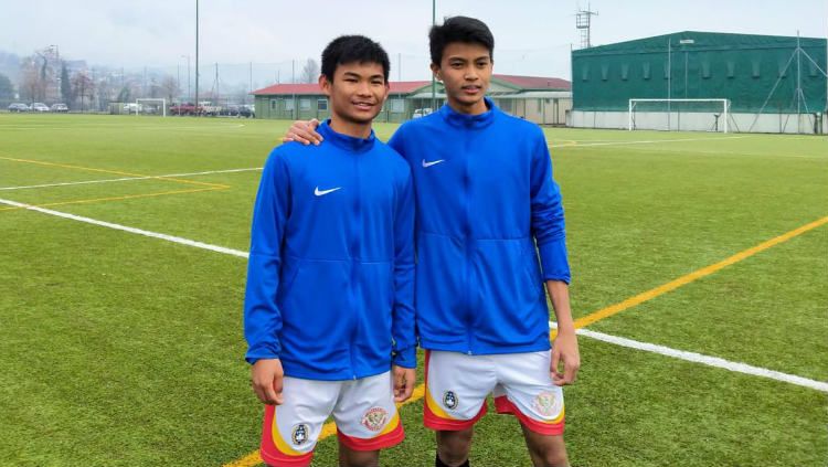 Wonderkid PSM dan Bhayangkara FC di Garuda Select, Edgard Amping dan Arsa Ahmad. Copyright: © Media Garuda Select