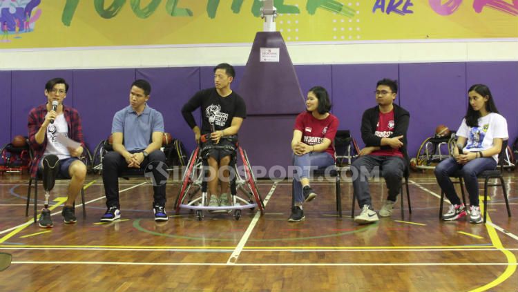 Acara Jakarta Swift Wheelchair Basketball, Minggu (20/01/20).. Copyright: © Ahmad Fatih Qadri/INDOSPORT