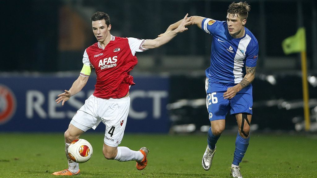 Yevhen Budnik (kanan) saat masih bermain untuk klub Eropa, FC Slovan Liberec Copyright: © VI Images via Getty Images