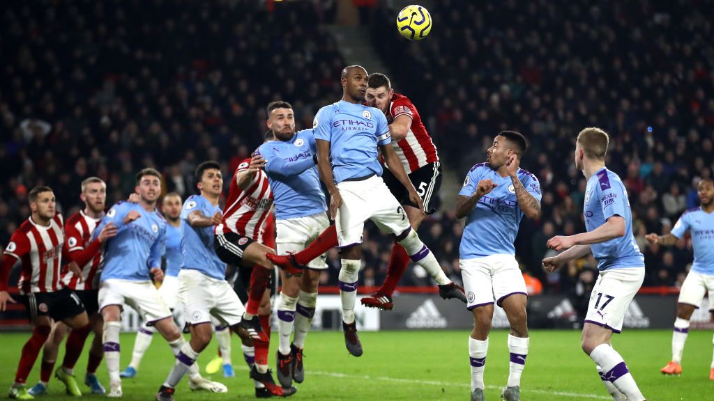 Sheffield United vs Manchester City di 2020. Copyright: © Tim Goode/EMPICS/PA Images via Getty Images