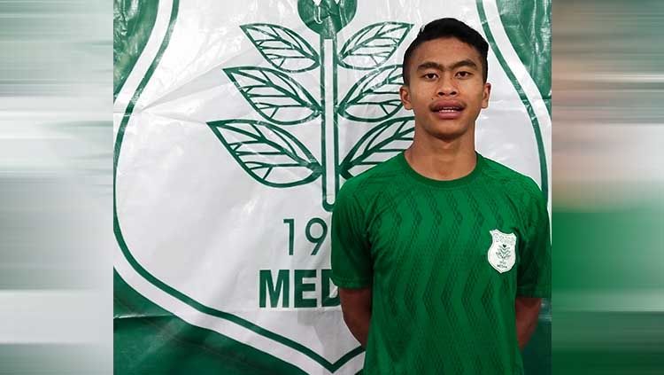 Mengenal Ricat Turnip, pemain muda berumur 18 tahun, yang baru saja bergabung secara profesional dengan klub Liga 2, PSMS Medan. Copyright: © Aldi Aulia Anwar/INDOSPORT