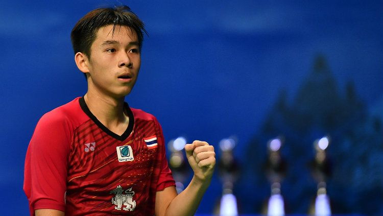 Datangkan legenda Indonesia Agus Dwi Santoso, atlet berjuluk ‘bocah ajaib Thailand,’ Kunlavut Vitidsarn, ekstrem latihan demi Kejuaraan Dunia Bulutangkis 2022. Copyright: © Robertus Pudyanto/Getty Images