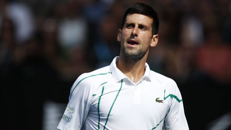 Novak Djokovic melaju ke perempatfinal Australia Terbuka 2020 usai menumbangkan Diego Schwartzman. Copyright: © Daniel Pockett/Getty Images