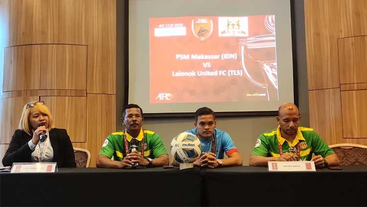 Penggawa Lalenok United, Galih Da Costa Freitas mengaku siap untuk menantang PSM Makassar di leg kedua kualifikasi Piala AFC 2020. Copyright: © Ofisial PSM