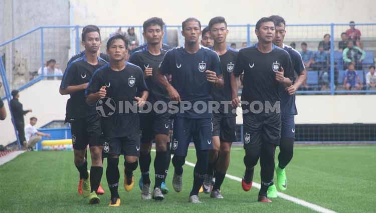Latihan perdana klub Liga 1 PSIS di Stadion Citarum, Semarang. Copyright: © Alvin Syaptia Pratama/INDOSPORT