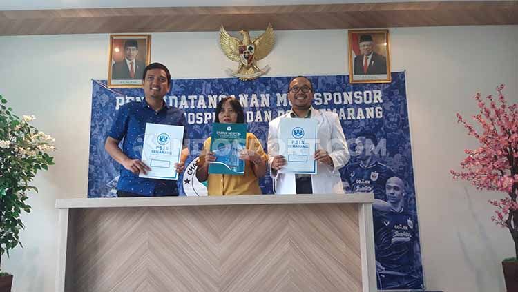 PSIS Semarang resmi mendapatkan satu sponsor tambahan jelang bergulirnya kompetisi Liga 1 2020. Copyright: © Alvin Syaptia Pratama/INDOSPORT