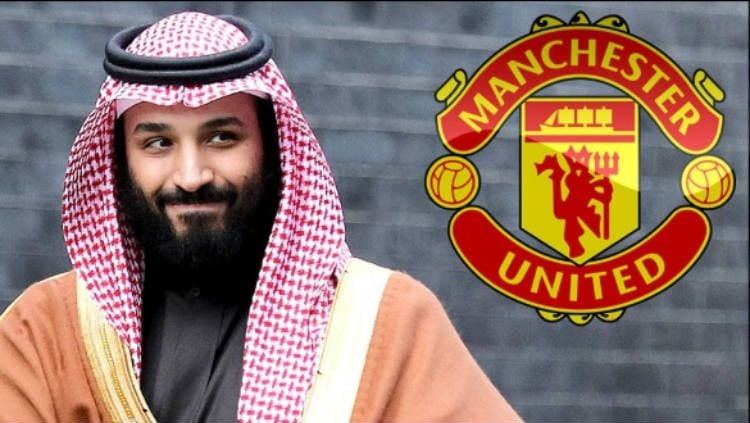 Mohammed bin Salman tertarik mengambil alih klub Liga Inggris, Manchester United, ketimbang Newcastle United. Copyright: © The Sun