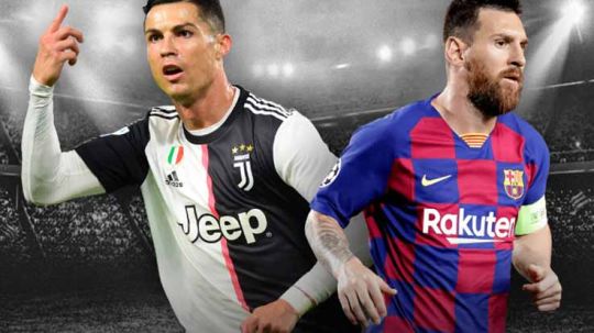 Cristiano Ronaldo vs Lionel Messi. Copyright: © Grafis:Ynt/Football265.com