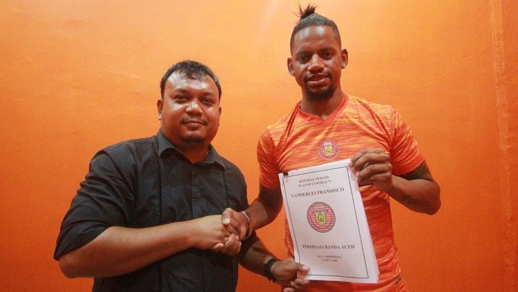 Pemain anyar Persiraja Banda Aceh untuk Liga 1 2020, Vanderlei Francisco. Copyright: © Media Persiraja