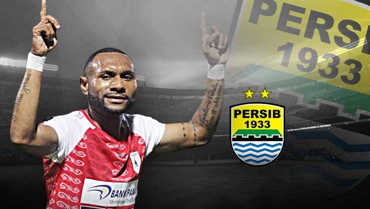 Titus Bonai, sosoknya tampak memunyai garansi juara untuk Persib Bandung, jika sampai direkrut pada masa bursa transfer jelang Liga 1 2020. Copyright: © Grafis:Ynt/Indosport.com