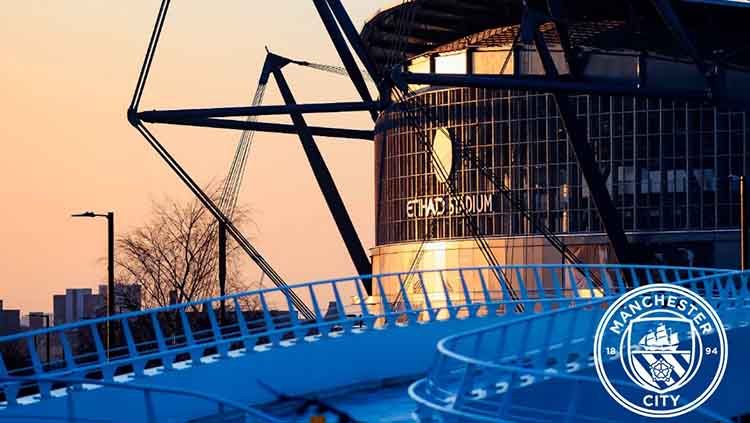Etihad Stadium, markas Manchester City. Copyright: © Twitter.com/@ManCity