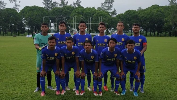 Wakil Sumatera Utara (Sumut), PSDS Deli Serdang, keluar sebagai juara grup H di babak penyisihan Piala Soeratin U-17 Nasional tahun 2019-2020. Copyright: © Media PSDS