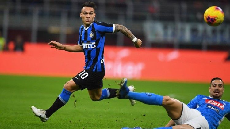 Inter Milan mengejar suksesor Lautaro Martinez jika resmi hengkang. Copyright: © twitter.com/Inter_en