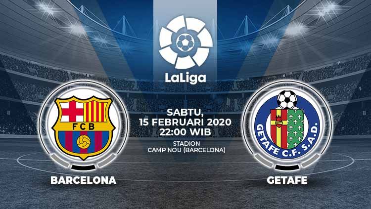 Berikut prediksi pertandingan LaLiga Spanyol antara Barcelona vs Getafe, Sabtu (15/02/20). Copyright: © Yuhariyanto/INDOSPORT