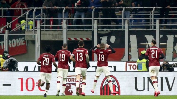 AC Milan memegang sebuah rekor tersendiri jelang semifinal Coppa Italia leg kedua melawan Juventus di Allianz Stadium. Copyright: © twitter.com/OptaPaolo