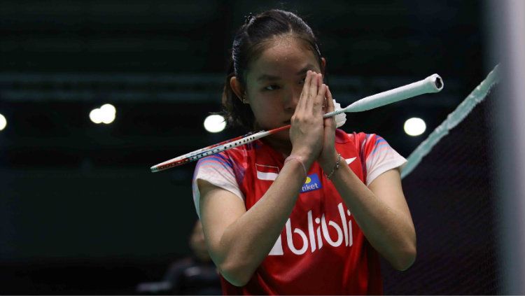 Pertandingan antara Ruselli Hartawan vs Putri Kusuma Wardani di simulasi Piala Uber yang digelar PBSI bakal sangat dinantikan oleh pelatih PB Djarum, Dionysius Hayom Rumbaka. Copyright: © Badminton Indonesia