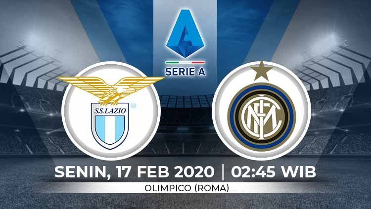Laga seru akan tersaji antara Lazio vs Inter Milan dalam lanjutan Serie A Italia, Senin (17/2/20) dini hari WIB. Copyright: © Grafis:Yanto/Indosport.com