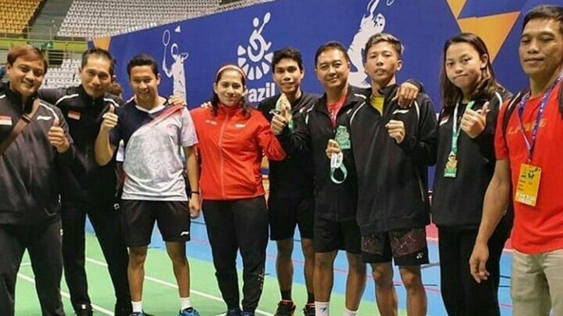 Sebuah prestasi membanggakan kembali diukir oleh tim para bulutangkis Indonesia di turnamen Brazil Para-Badminton International 2020. Copyright: © parabadminton_update