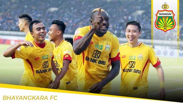 Pemain Bhayangkara FC dijadwalkan menjalani tes fisik pada akhir pekan ini sebagai persiapan lanjutan Liga 1 2020. Copyright: © Grafis:Yanto/Indosport.com