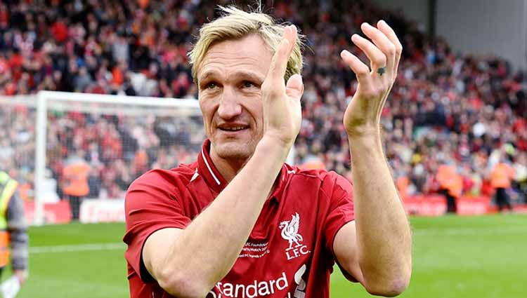 Sami Hyypia mantan Kapten Liverpool yang hanya mendapat satu merah sepanjang kariernya. Copyright: © LFC Foundation/Liverpool FC via Getty Images