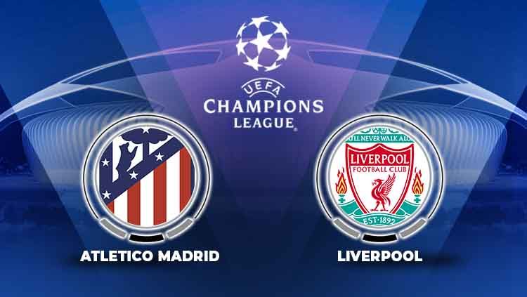 Atletico Madrid vs Liverpool di babak 16 besar Liga Champions 2019/2020. Copyright: © INDOSPORT