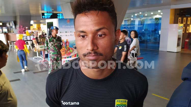 Striker Persib Bandung, Wander Luiz akhirnya bisa bernafas lega dan bisa pulang ke negaranya Brasil dalam waktu dekat. Copyright: © Arif Rahman/INDOSPORT