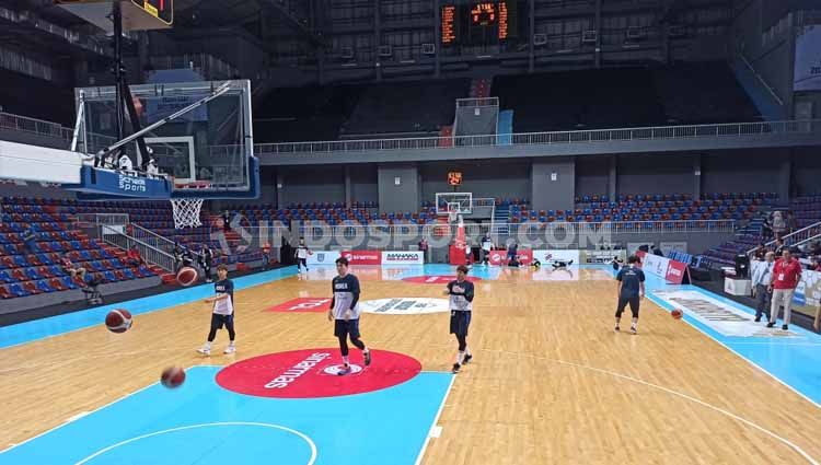 Timnas Basket Indonesia menghadapi Korea Selatan dalam pertandingan babak Kualifikasi FIBA Asia Cup 2021, Kamis (20/02/20) di Mahaka Arena, Kelapa Gading. Copyright: © Abdurrahman.R/INDOSPORT