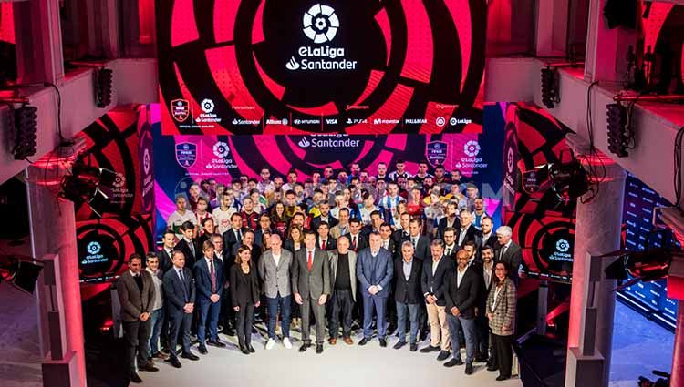 LaLiga Spanyol akan menggelar musim ketiga turnamen eSports eLaLiga Santander yang akan diikuti oleh 34 tim klub asal negeri Matador. Copyright: © LaLiga