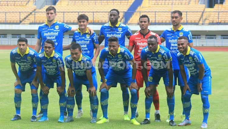 Starting eleven klub Liga 1, Persib Bandung. Copyright: © Arif Rahman/INDOSPORT