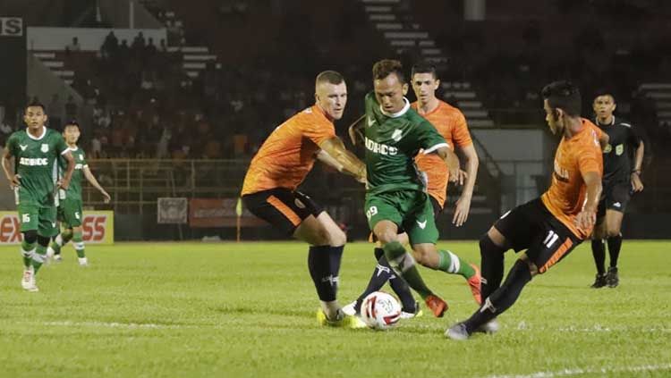 Laga uji coba Persiraja vs PSMS di Stadion Harapan Bangsa, Banda Aceh, Jumat (21/2/2020) malam. Copyright: © Media PSMS