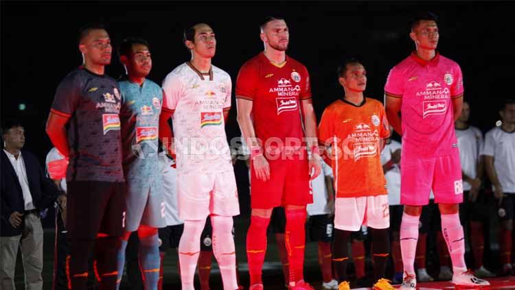 Acara launching tim dan jersey Persija Jakarta menjelang kick-off Liga 1 2020 di Stadion Utama GBK Senayan, Jakarta, Minggu (23/2/20). Copyright: © Herry Ibrahim/INDOSPORT