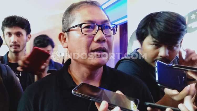 COO Bhayangkara FC, Sumardji berharap tak akan ada masalah lagi setelah pengunduran diri Cucu Somantri dari PT LIB. Copyright: © Shintya Maharani/INDOSPORT