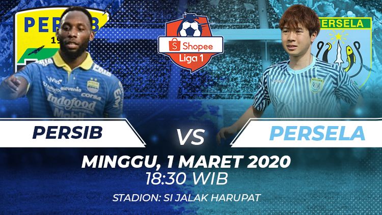 Berikut prediksi pertandingan antara Persib Bandung vs Persela Lamongan pada pekan perdana Liga 1 2020, Minggu (01/03/20). Copyright: © Grafis:Frmn/Indosport.com