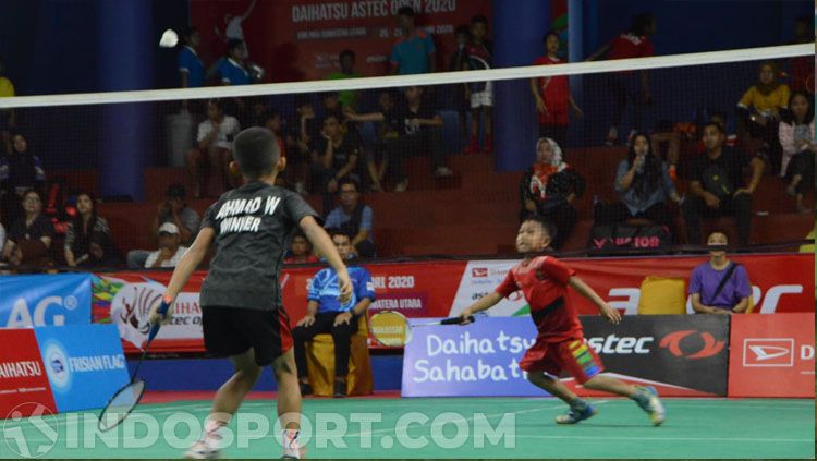 Turnamen bulutangkis Daihatsu Astec Open (DAO) 2020 di Medan beberapa waktu lalu. Copyright: © Aldi Aulia Anwar/INDOSPORT