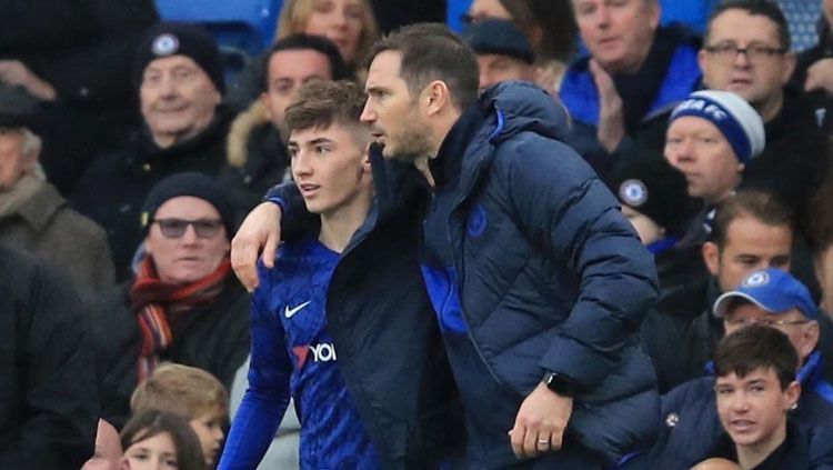 Frank Lampard murka kepada anak asuhnya kendati Chelsea mampu meraih kemenangan dan menyingkirkan Leicester City di ajang Piala FA 2019/20. Copyright: © Twitter/@CFCBlues_com