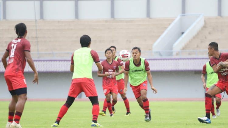 Persita Tangerang menjadwalkan latihan perdana pada 25 Agustus 2020, sebagai persiapan lanjutan Liga 1 2020. Copyright: © Media Persita