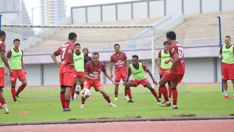 Persiapan Klub Liga 1 2020, Persita Tangerang jelang lawan PSM Makassar. Copyright: © Media Persita